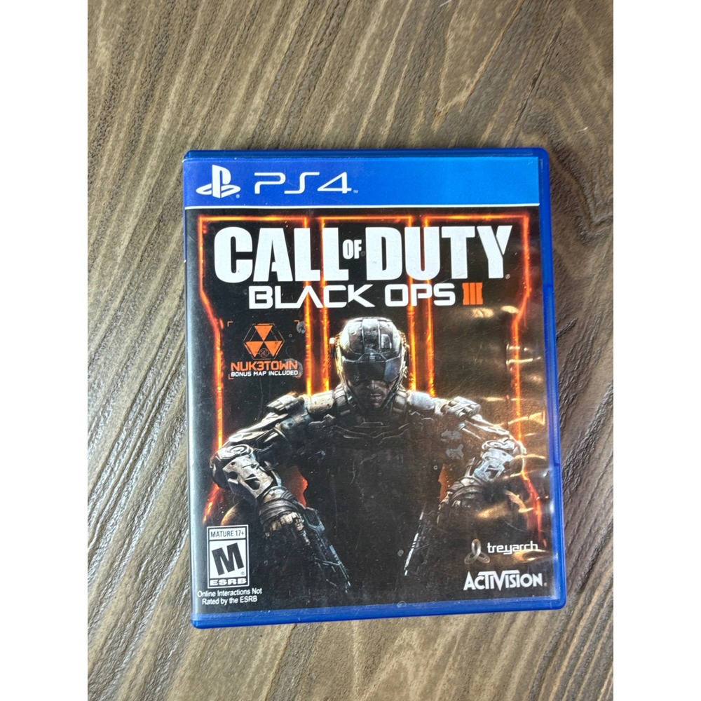 Activision Call of Duty Black Ops III PS4 2015 Sony Playstation 4 Video Game